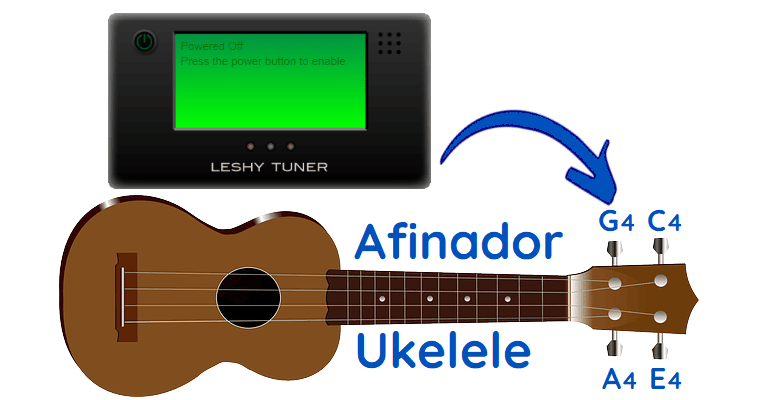 Fácil Expresión interno ▷ AFINADOR de Ukelele Online ◁ ¡Y como afinarlo!
