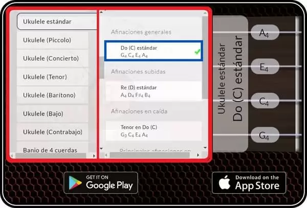 cómo afinar el ukelele